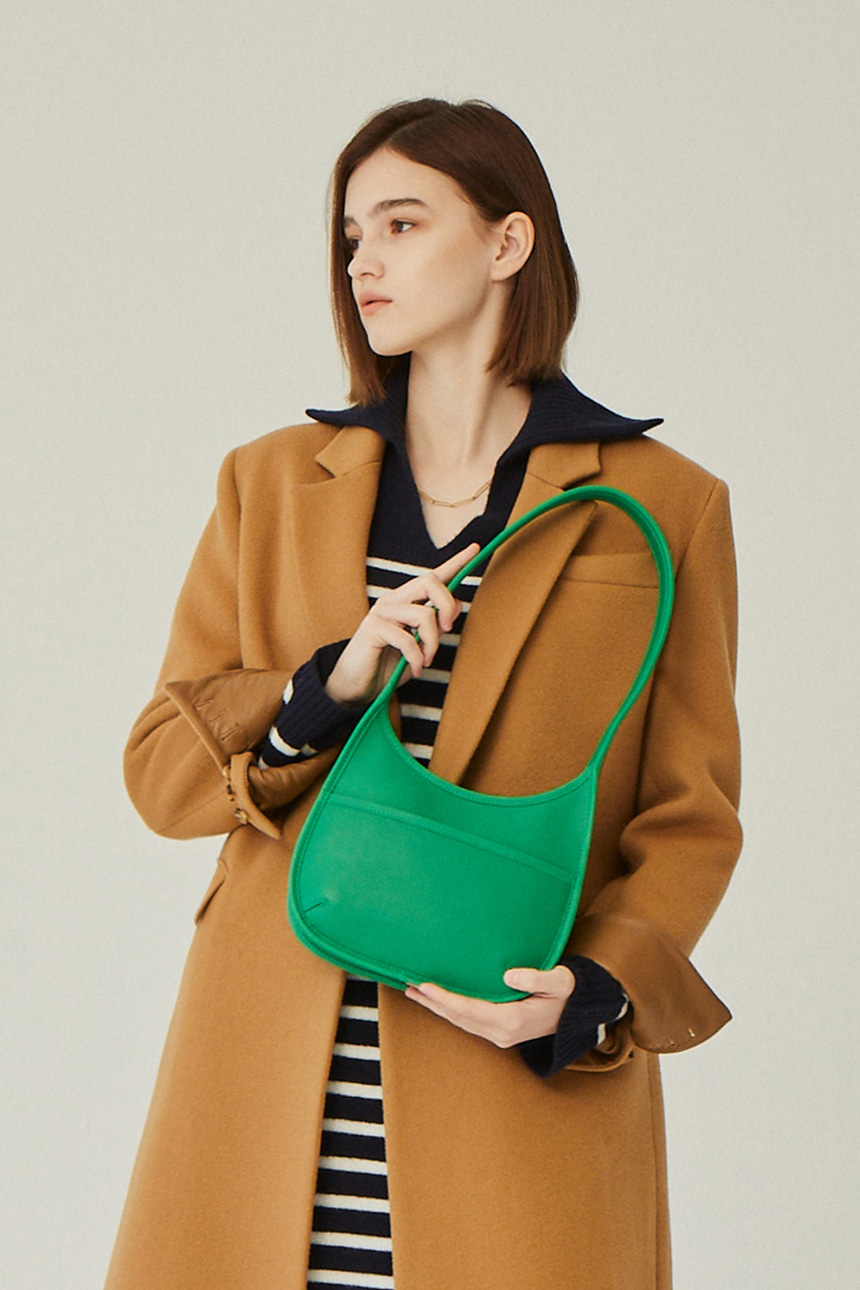 韓國AND YOU - GGUL Leather small bag (Green)